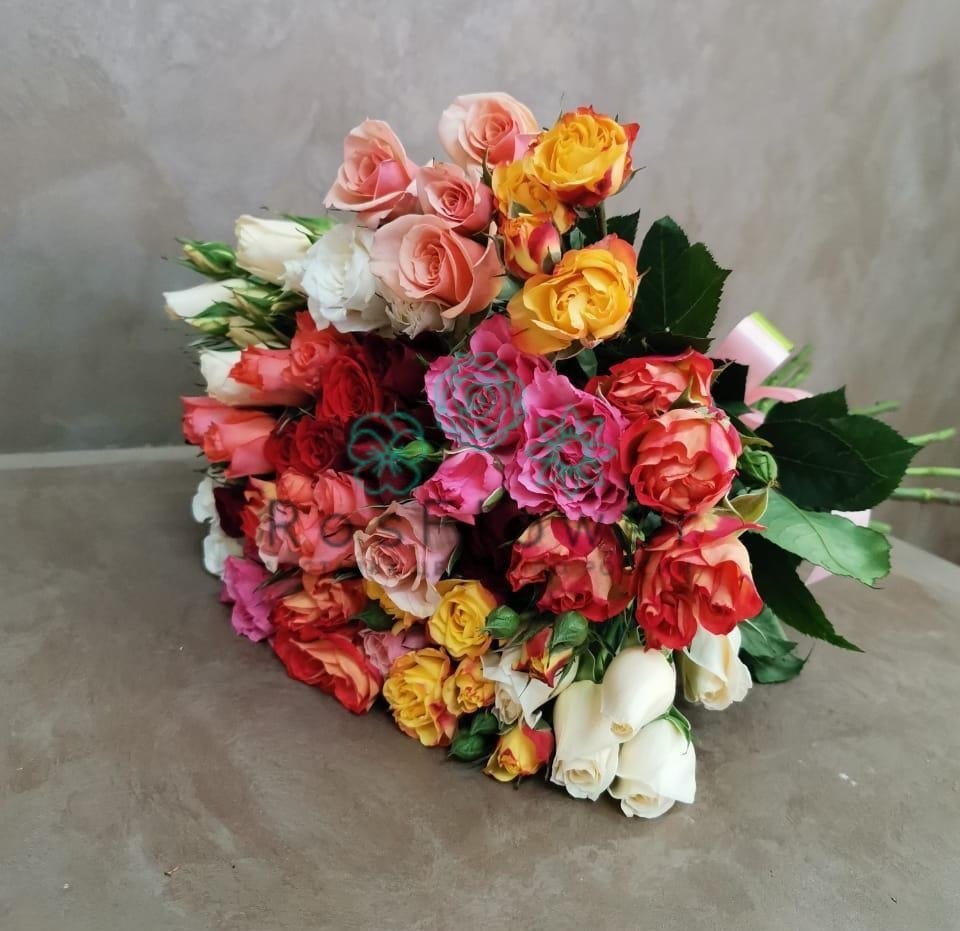 Букет цветов из: Розы в Курманаевка