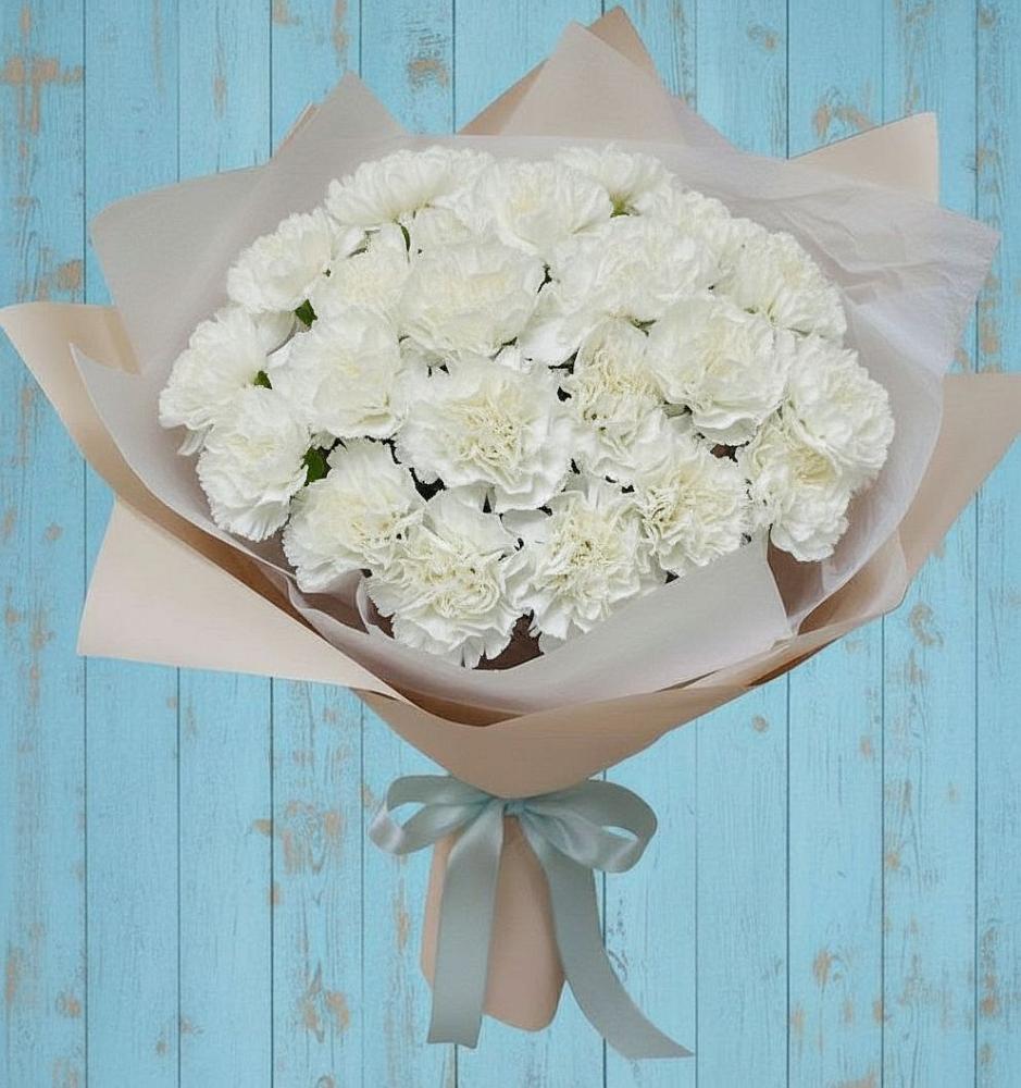 Букет цветов из: Гвоздики в Курманаевка