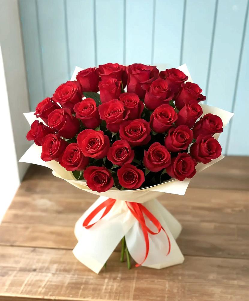 Букет 29 Красных роз в Курманаевка