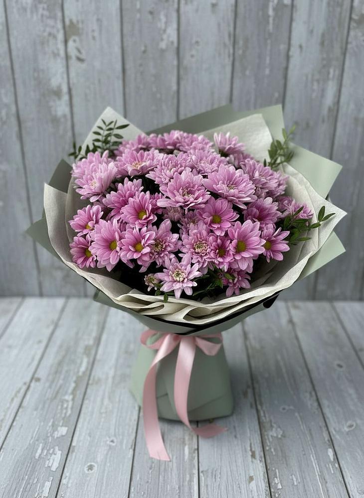 Букет цветов из: Хризантемы в Курманаевка