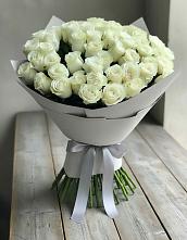 Букет 35 Белых роз в Курманаевка