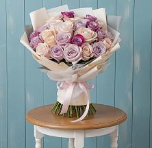 Букет цветов из:  Розы в Курманаевка