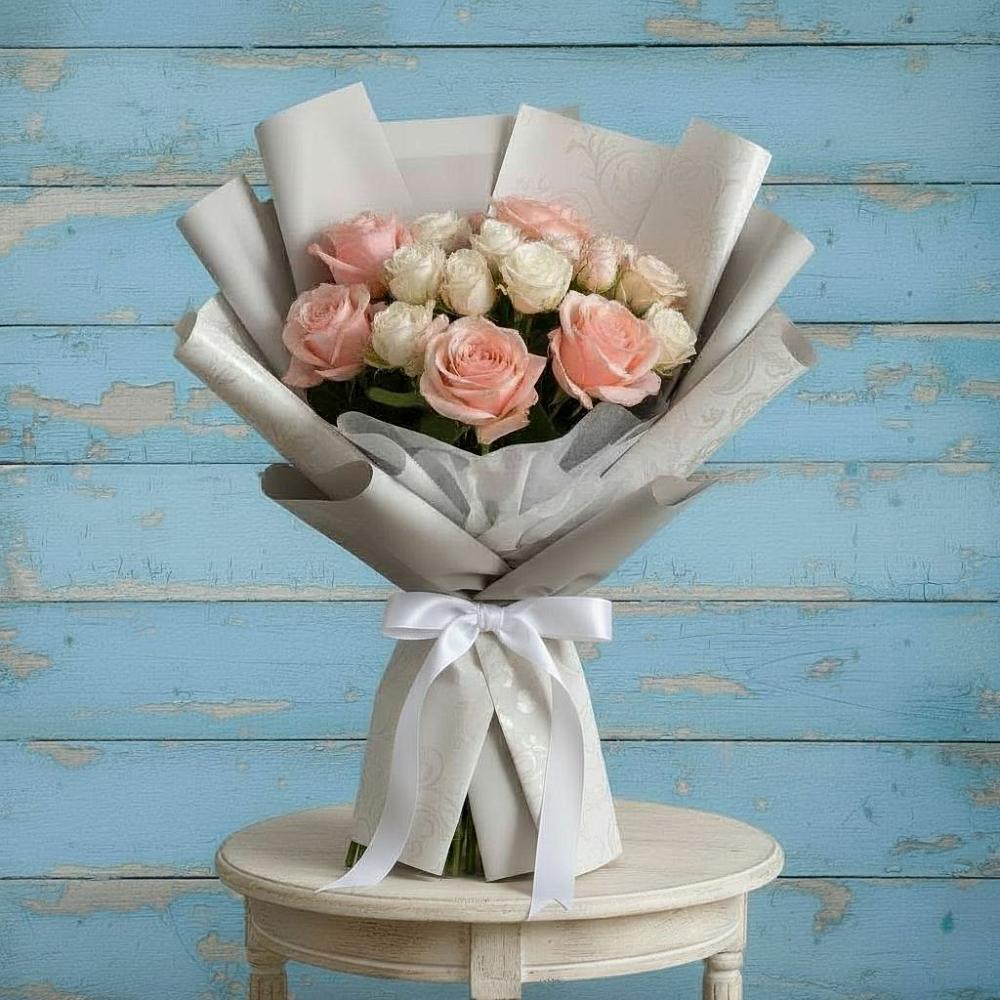 Букет цветов из: Розы в Курманаевка