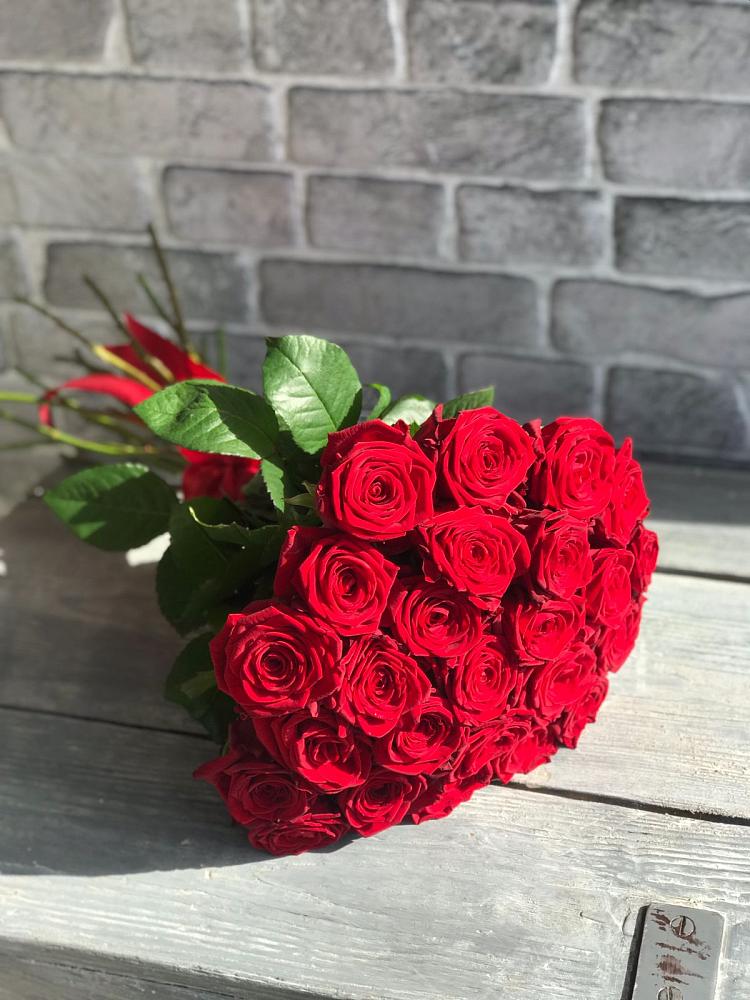 Букет Красные розы Фридом в Курманаевка