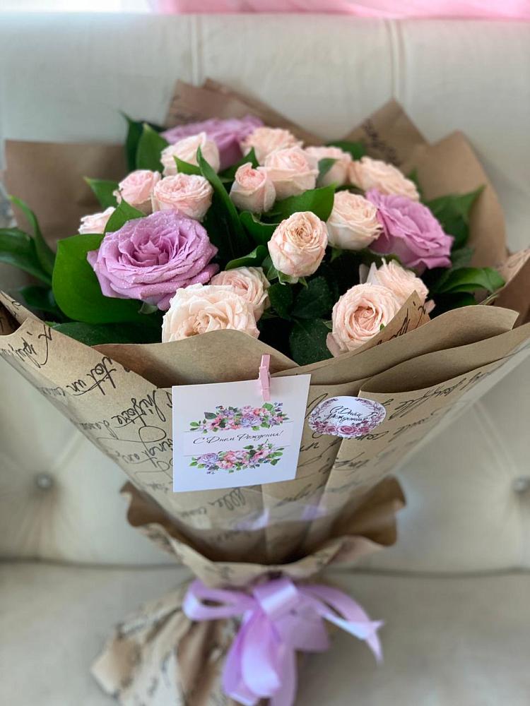 Букет цветов из: Розы в Курманаевка