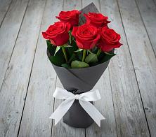 Букет 5 Красных роз Эдлесс Лав #REPLACE_PRED# Курманаевка