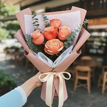 Букет цветов из:  Розы в Курманаевка