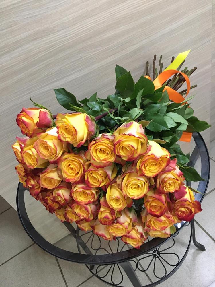 Букет Желтые розы в Курманаевка