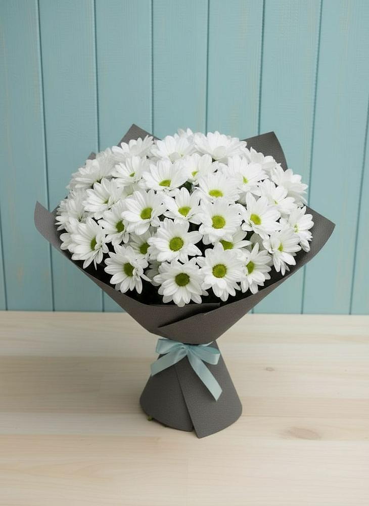 Букет цветов из: Хризантемы в Курманаевка