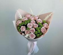 Букет цветов из:  Розы и Хризантемы #REPLACE_PRED# Курманаевка