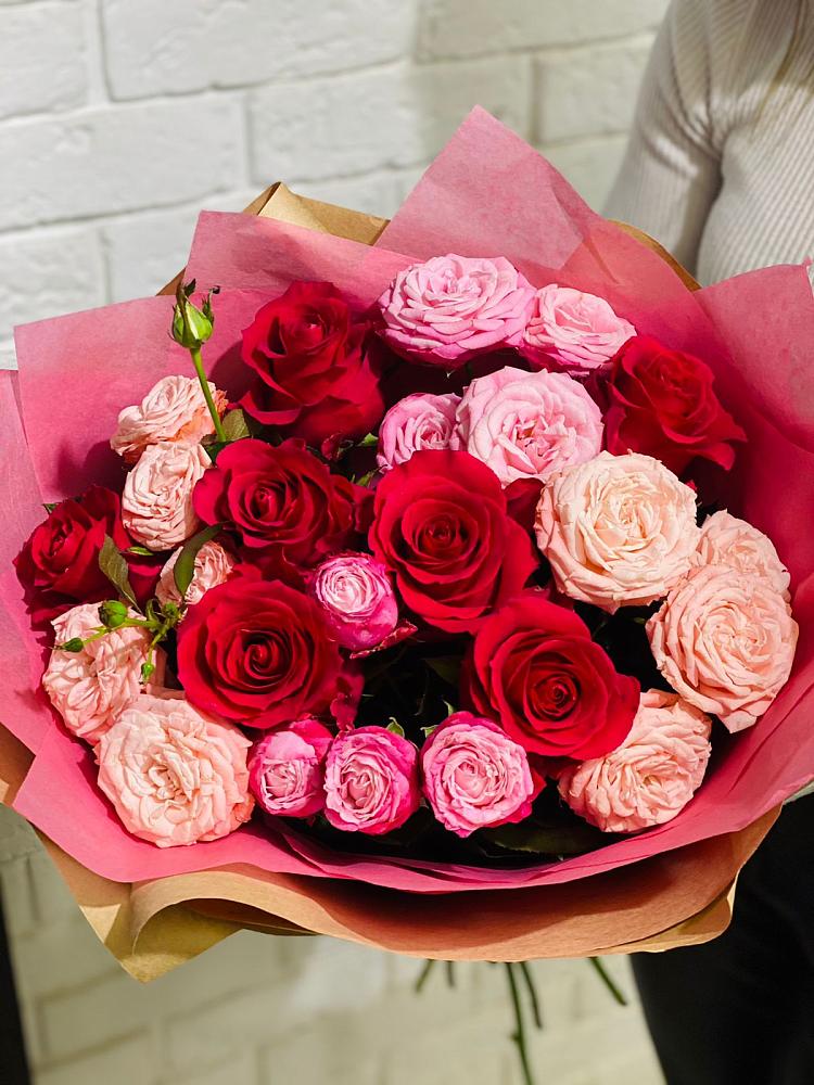 Букет цветов из: Розы в Курманаевка