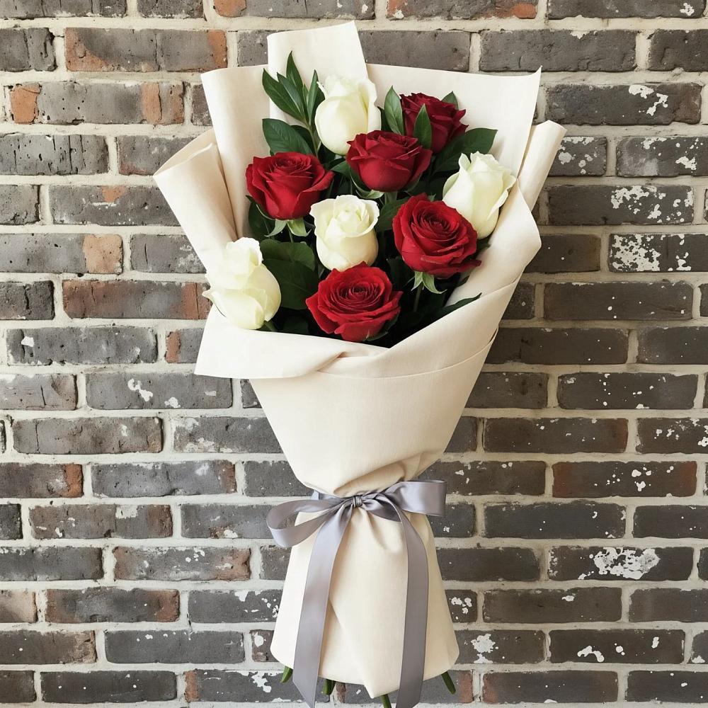 Букет цветов из: Розы в Курманаевка