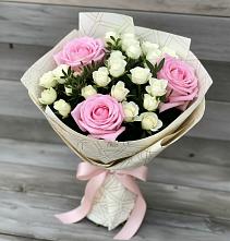 Букет цветов из:  Розы в Курманаевка