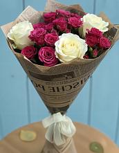 Букет цветов из:  Розы в Курманаевка