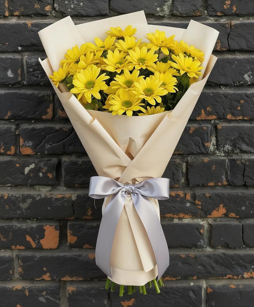 Букет цветов из: Хризантемы в Курманаевка