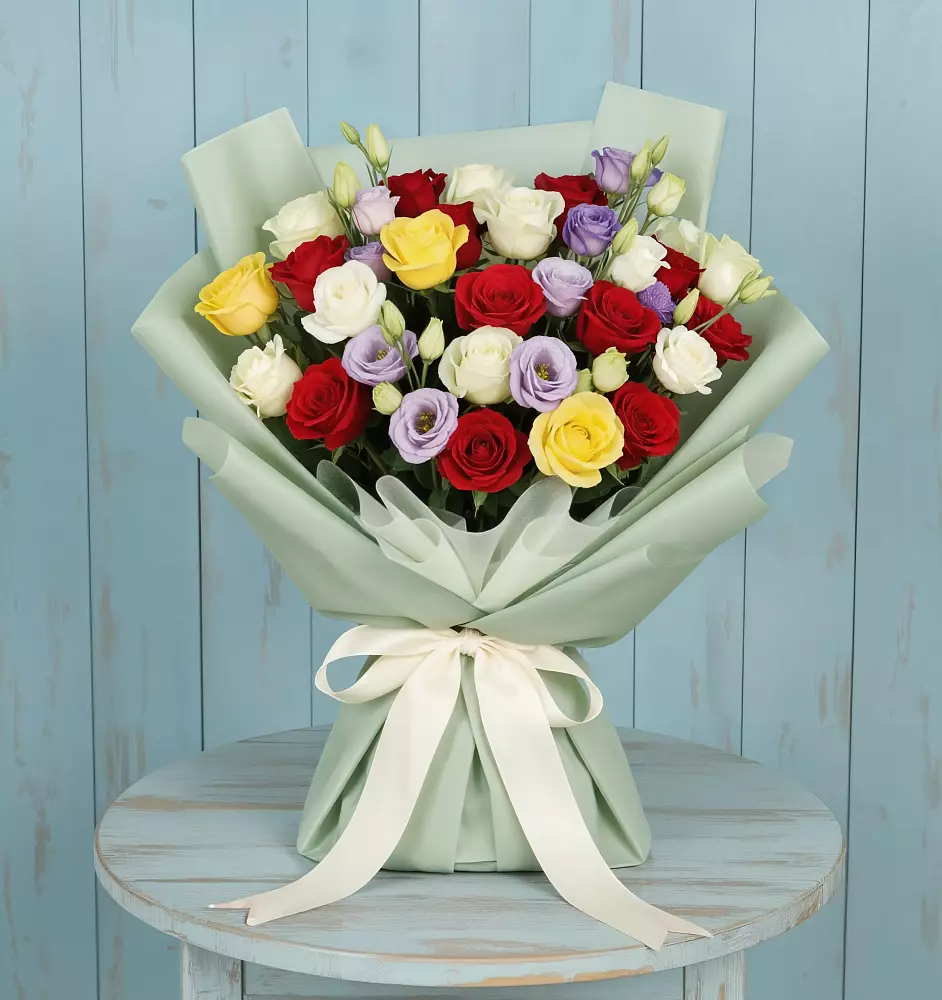 Букет цветов из: Розы в Курманаевка