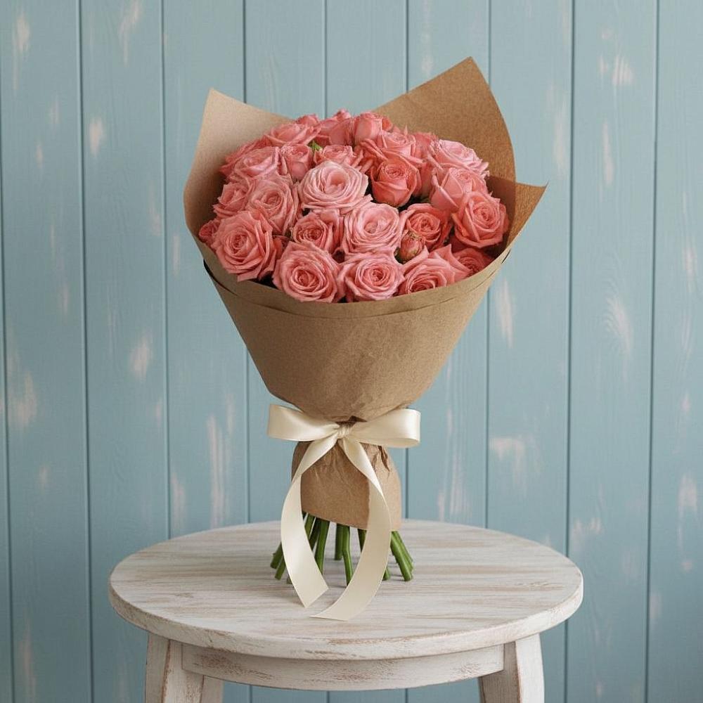 Букет цветов из: Розы в Курманаевка