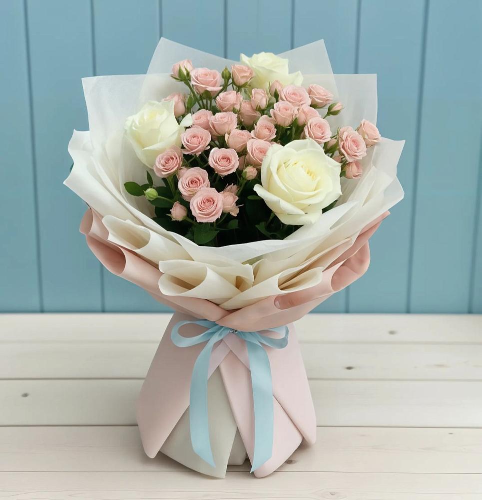 Букет цветов из: Розы в Курманаевка