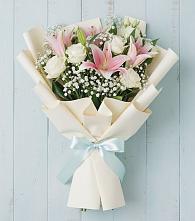 Букет цветов из:  Лилии в Курманаевка