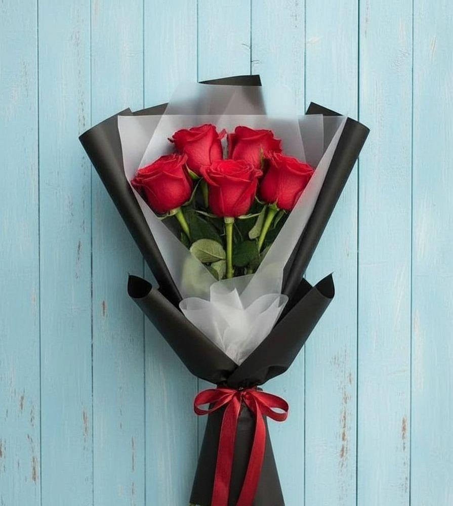 Букет цветов из: Розы в Курманаевка