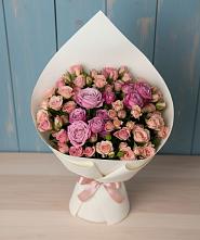 Букет цветов из:  Розы в Курманаевка